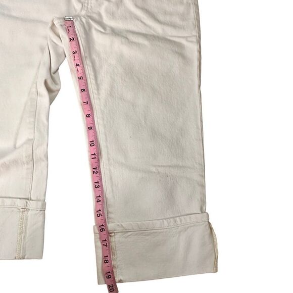 Columbia ~ Off white denim capris ~ size 8 - Picture 8 of 10